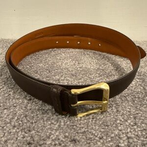 Coach Calfskin Leather Belt